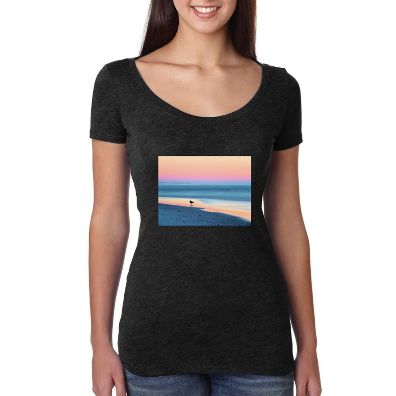 The Day Begins Women's Triblend Scoop T-shirt by cm-arts | Artistshot