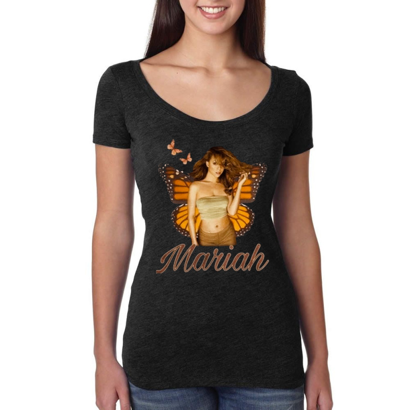 Mariah, Carey Butterfly, The Mariah, Mariah Art, Mariah Vintage, Maria Women's Triblend Scoop T-shirt by SHOPIBGN | Artistshot