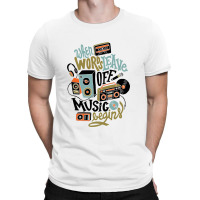 Music Words T-shirt | Artistshot