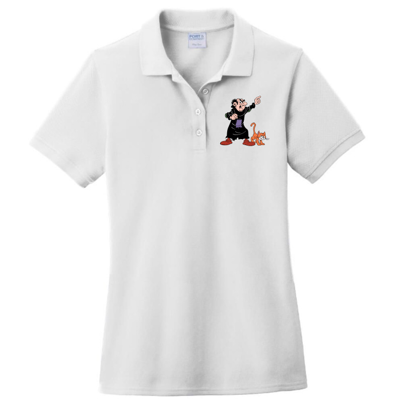 Gargamel And Birba Ladies Polo Shirt by kalianisa | Artistshot