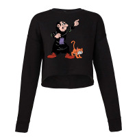 Gargamel And Birba Cropped Sweater | Artistshot