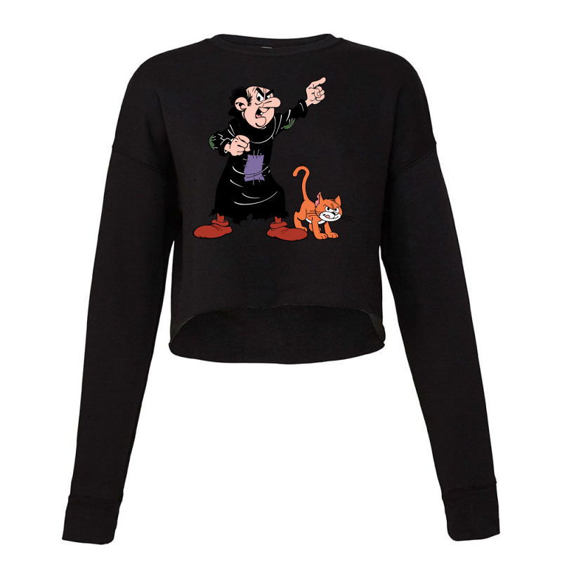 Gargamel And Birba Cropped Sweater by kalianisa | Artistshot