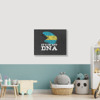 It's In My Dna Bahamian Gifts Fingerprint Proud Bahamas Flag Landscape Canvas Print | Artistshot