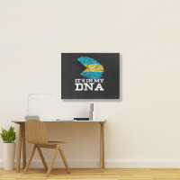 It's In My Dna Bahamian Gifts Fingerprint Proud Bahamas Flag Landscape Canvas Print | Artistshot