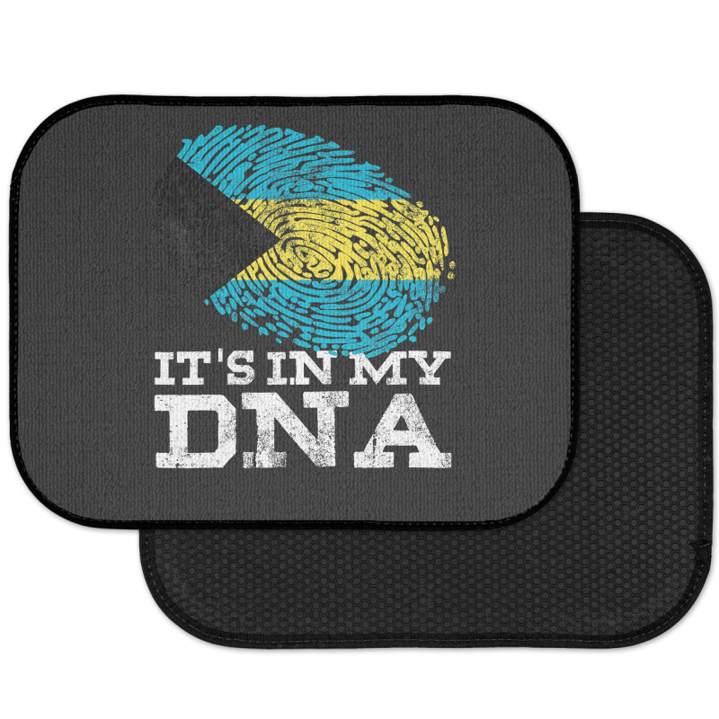 It's In My Dna Bahamian Gifts Fingerprint Proud Bahamas Flag Rear Car Mat by cm-arts | Artistshot