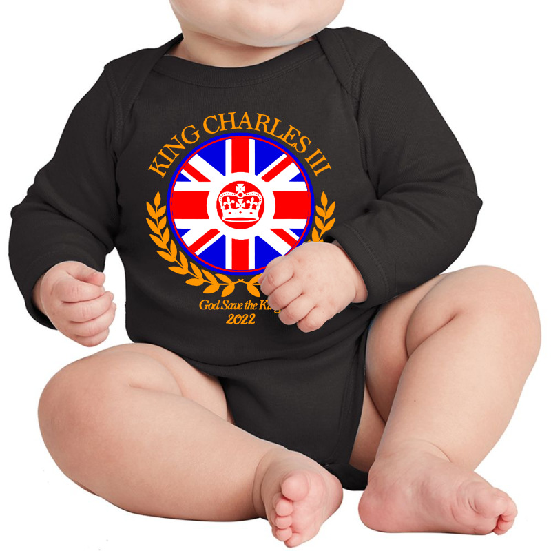 King Charles Iii Long Sleeve Baby Bodysuit | Artistshot