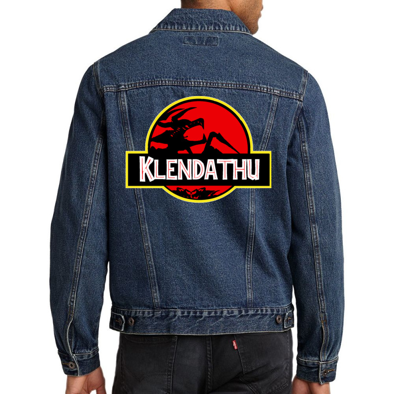 Klendathu   Starship Troopers (jurassic Park Style) Active T Shirt Men Denim Jacket by NataliaMata | Artistshot