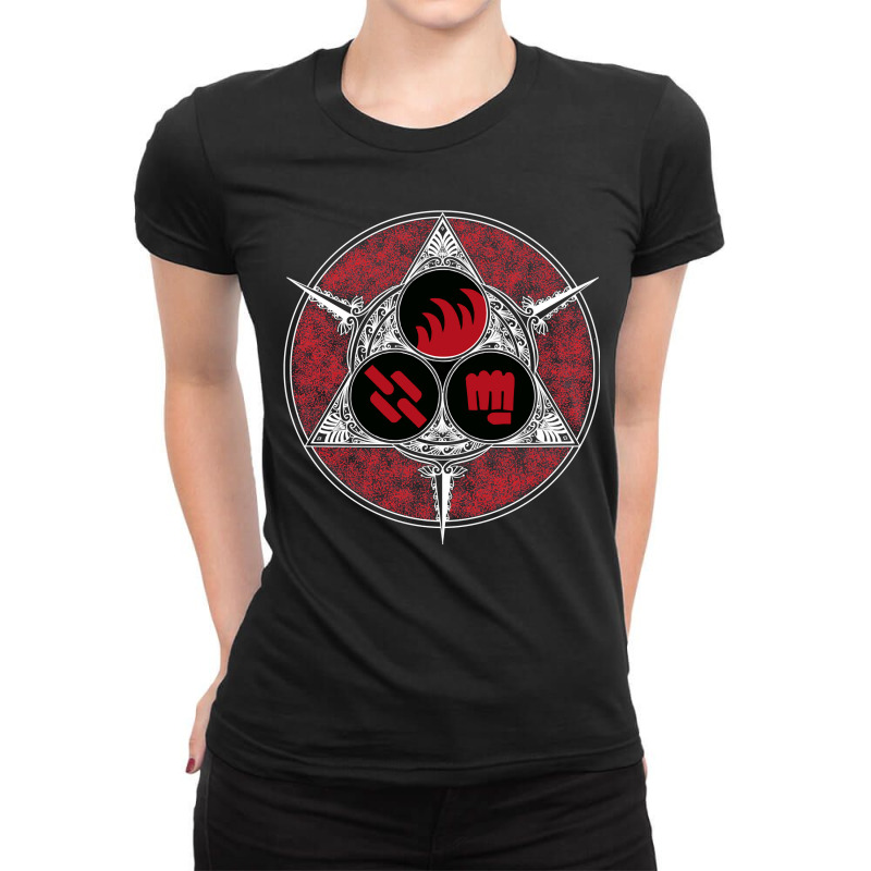 Vampire The Masquerade Disciplines Oblivion, Dominate, Potence - Sunwe Ladies Fitted T-Shirt by LembckeAleeya | Artistshot