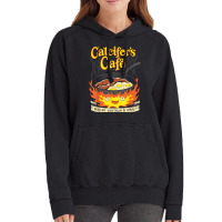 Calcifer's Cafe May All Your Bacon & Eggs Be Crispy Cooking Vintage Hoodie | Artistshot