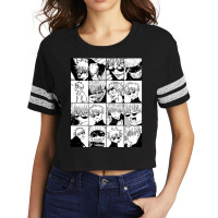 Funny Gift Black Anime Call Me Scorecard Crop Tee | Artistshot