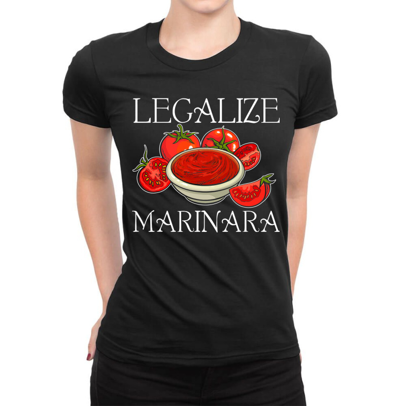 Marinara Tomato Sauce  Legalizing It Ladies Fitted T-Shirt by cm-arts | Artistshot