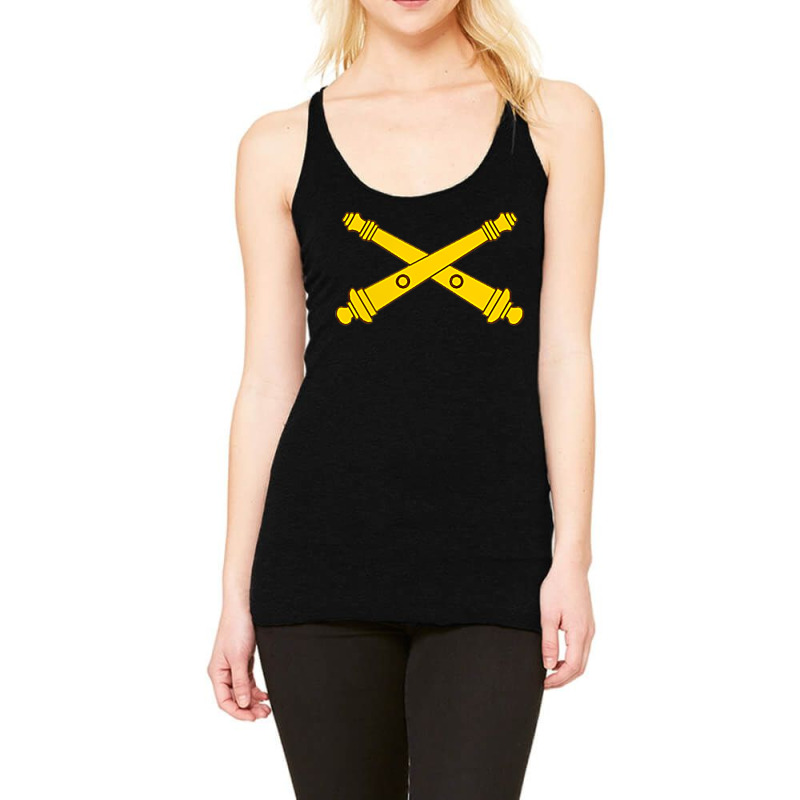 Army Field Artillery Branch Military Veteran Morale Racerback Tank by MarjorieWillie | Artistshot