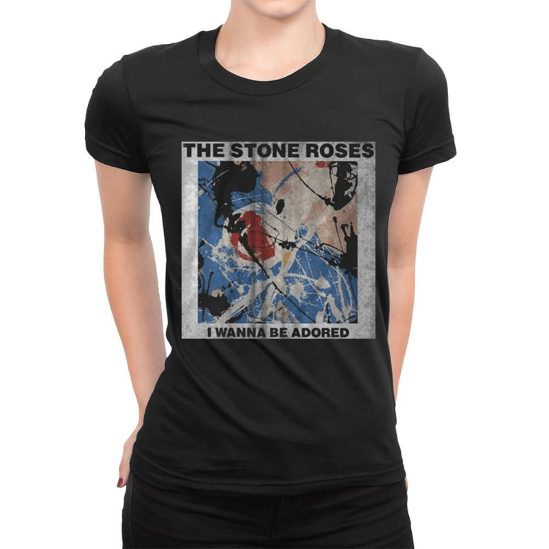 The Stone Roses, The Stone Roses Art, The Stone Roses Vinatge, The Sto Ladies Fitted T-Shirt by SHUOPGHFR | Artistshot