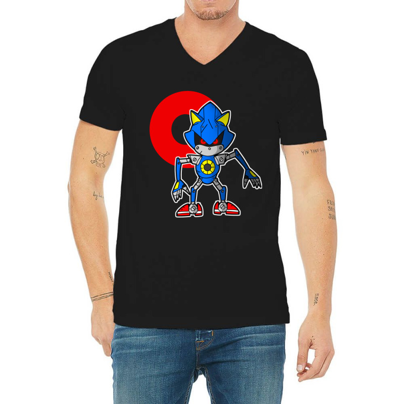 Beautiful Model Scifi Mega Video Game Man Gifts Music Fan V-Neck Tee by ArtistBrian | Artistshot