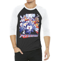 Birthday Gifts Japanese Mega Video Man Games Awesome Music Fans 3/4 Sleeve Shirt | Artistshot