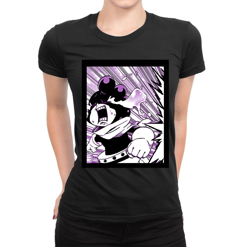 Gifts Idea Black Anime Gift Men Ladies Fitted T-Shirt by HayleeArtists | Artistshot