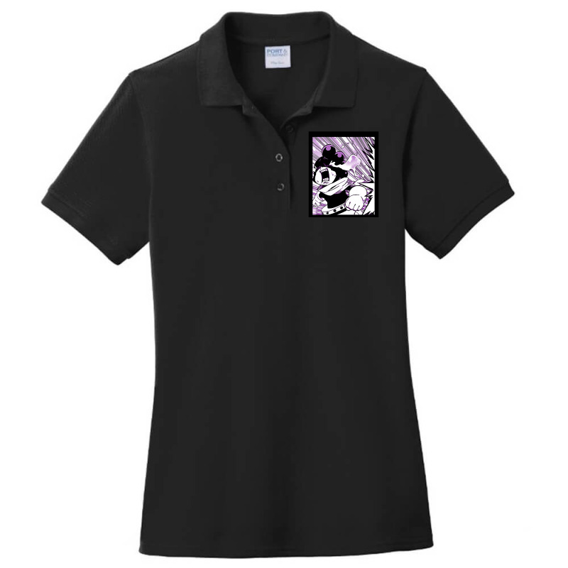 Gifts Idea Black Anime Gift Men Ladies Polo Shirt by HayleeArtists | Artistshot