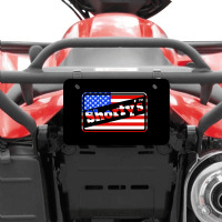 Shorty's Skateboards Usa Flag Patriot Atv License Plate | Artistshot