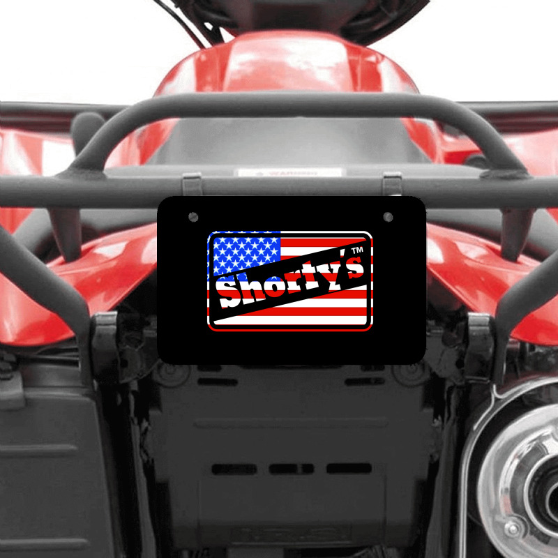 Shorty's Skateboards Usa Flag Patriot Atv License Plate | Artistshot