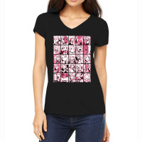 Graphic Picture Black Anime Gifts Men Women's V-neck T-shirt | Artistshot