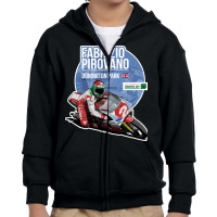 Fabrizio Pirovano, 1989 Donington Park, The Fabrizio Pirovano, Fabrizi Youth Zipper Hoodie | Artistshot