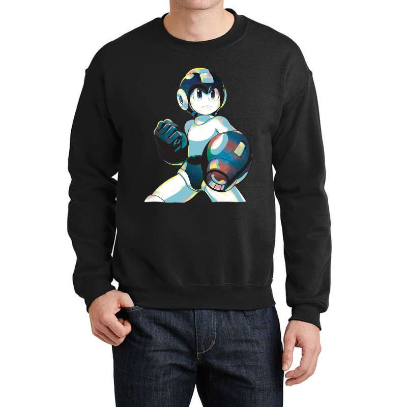 Gift Men Scifi Mega Video Game Man Awesome Movie Fan Crewneck Sweatshirt by ArtistBrian | Artistshot