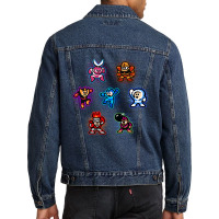 Mens My Favorite Scifi Mega Video Game Man Retro Vintage Men Denim Jacket | Artistshot