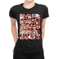 Retro Vintage Black Anime Mens My Favorite Ladies Fitted T-shirt | Artistshot