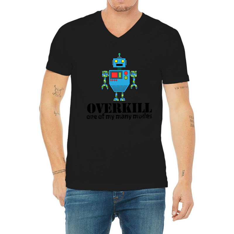 Gift Love Men Heavy Overkill Metal Awesome Movie Fans V-Neck Tee by ArtistGloria | Artistshot