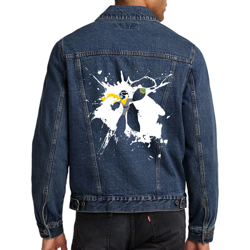 Mens Womens Scifi Mega Video Game Man Funny Men Fan Men Denim Jacket by ArtistBrian | Artistshot