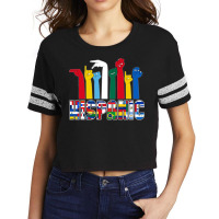 Asl Language Countries Flags Latinx Hispanic Heritage Month Sweatshirt Scorecard Crop Tee | Artistshot