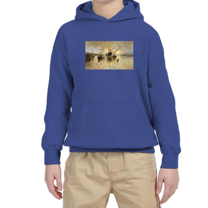 Glasgow Harbour Youth Hoodie | Artistshot