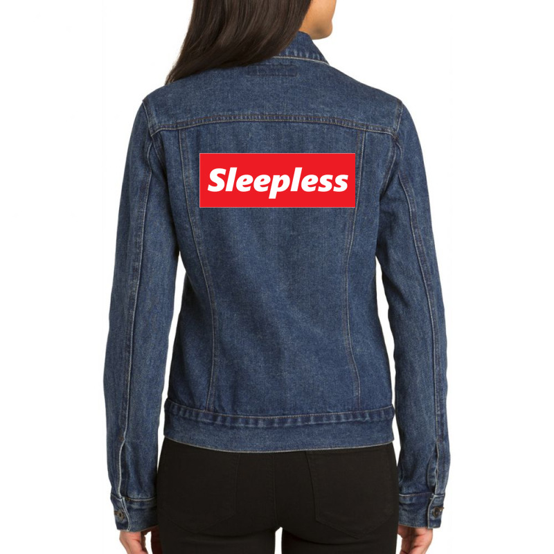 Incredibly Sleepless Classic Ladies Denim Jacket by cm-arts | Artistshot