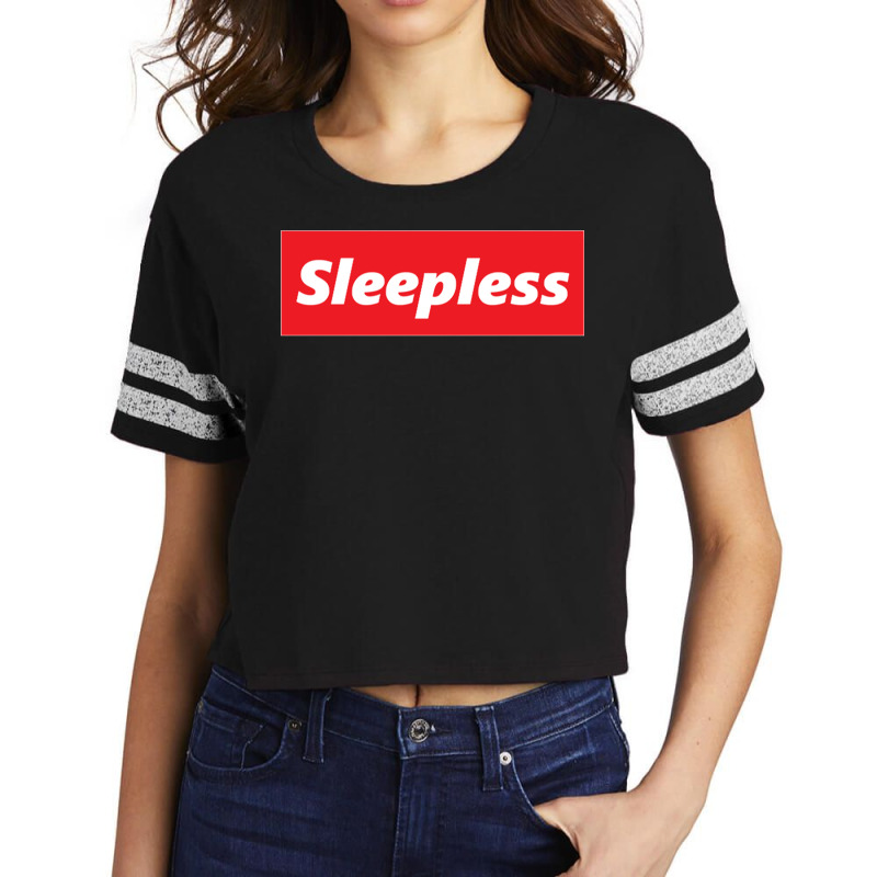 Incredibly Sleepless Classic Scorecard Crop Tee by cm-arts | Artistshot