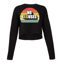 No Excuses Cross Country Track And Field Running Xc Runners Pullover H Cropped Sweater | Artistshot