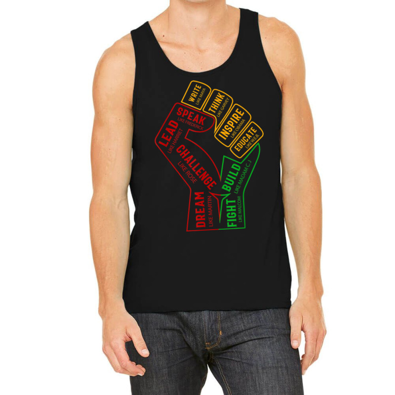 Inspiring Black Leaders Power Fishand Black History Month Video Games  Tank Top by RoyDesign | Artistshot