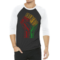 Inspiring Black Leaders Power Fishand Black History Month Video Games  3/4 Sleeve Shirt | Artistshot