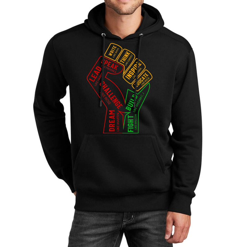 Inspiring Black Leaders Power Fishand Black History Month Video Games  Unisex Hoodie by RoyDesign | Artistshot