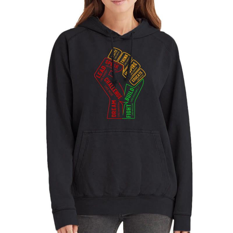 Inspiring Black Leaders Power Fishand Black History Month Video Games  Vintage Hoodie by RoyDesign | Artistshot