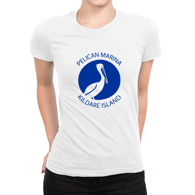 Pelican Marina Kildare Island Ladies Fitted T-Shirt by cm-arts | Artistshot