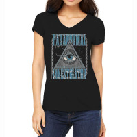 Paranormal Investigator Ghost Hunter Halloween Costume Women's V-neck T-shirt | Artistshot