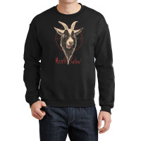 Meeeh Satan, Meeeh Satan Vintage, Meeeh Satan Art, Meeeh Satan Paintin Crewneck Sweatshirt | Artistshot