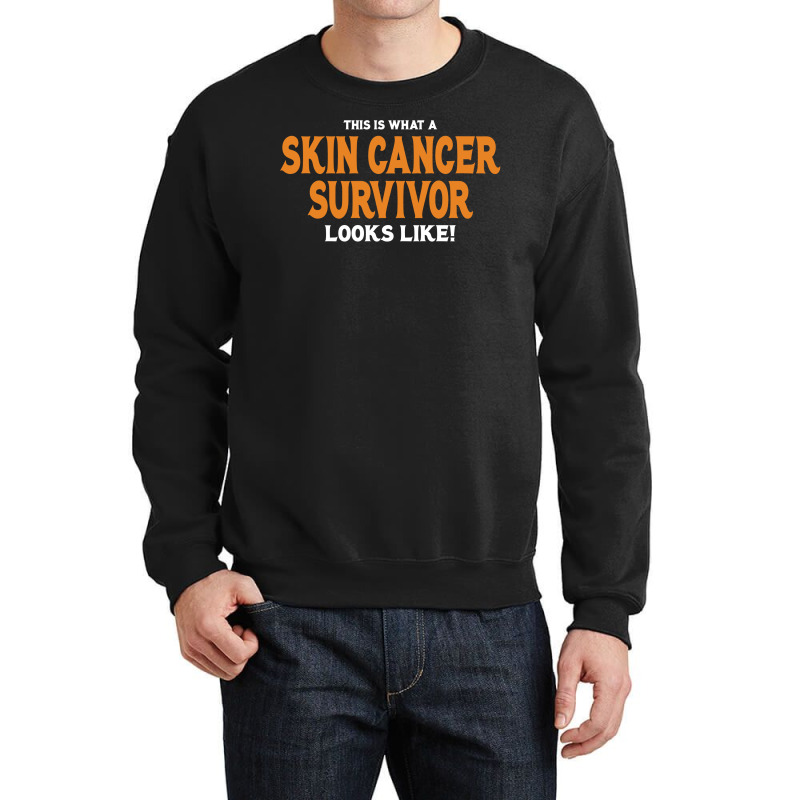 This Is What A Skin Cancer Survivor Looks Like Crewneck Sweatshirt | Artistshot