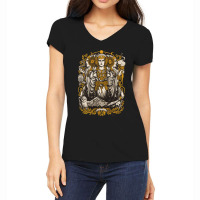 Iberian Hecate Fitted Women's V-neck T-shirt | Artistshot