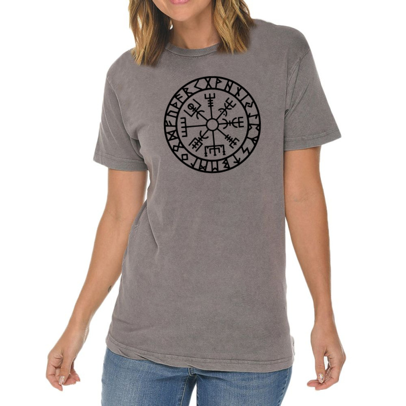 The Vegvisir   Norse Mythology Vintage T-Shirt by cm-arts | Artistshot