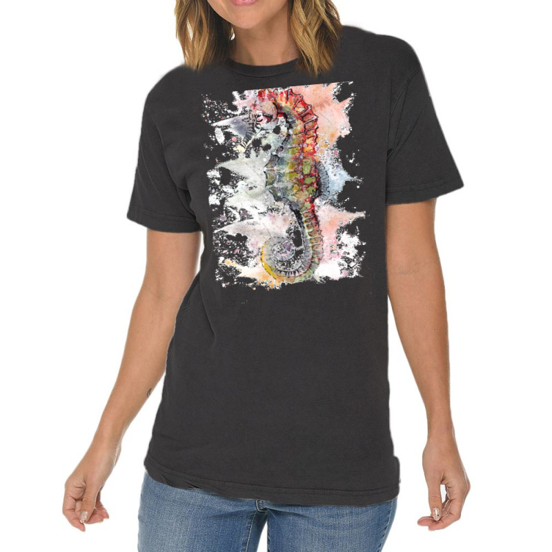 Seahorse Water Vintage T-shirt | Artistshot