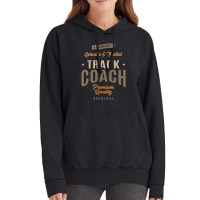 Funny Track Coach Job Occupation Vintage Hoodie | Artistshot