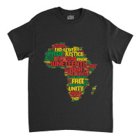 Juneteenth Africa Map Words June 19th 1865 Men Women Kids Video Games  Classic T-shirt | Artistshot