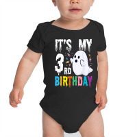 Its My 3rd Birthday â€“ Halloween Spooky Season B Day Lover Baby Bodysuit | Artistshot