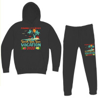 Beach Vacation 2022 Retro Sunset Florida Panama City Beach Hoodie & Jogger Set | Artistshot